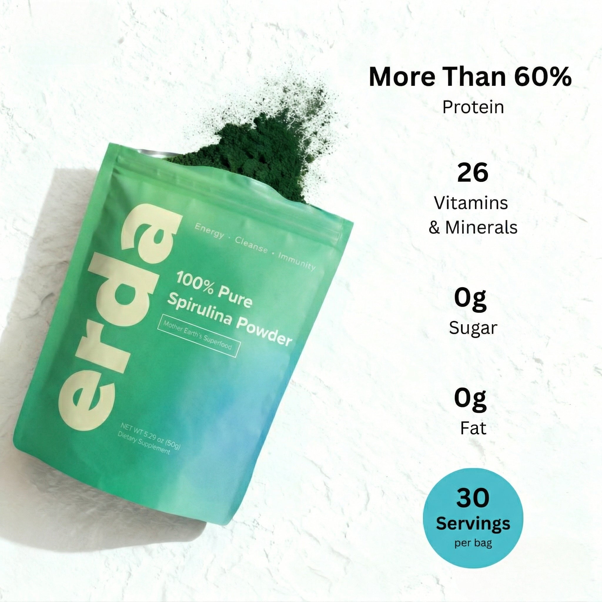 100% Pure Spirulina Powder